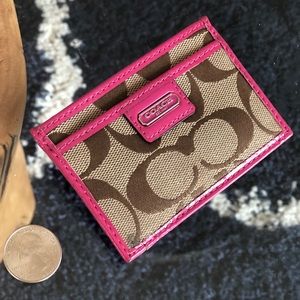 Coach Card Holder